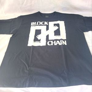 Tonarino Zingaro Black t shirt 2XL WITH block chain graphic